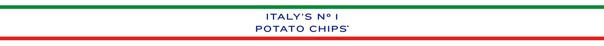Italy's N°1 Potato Chips